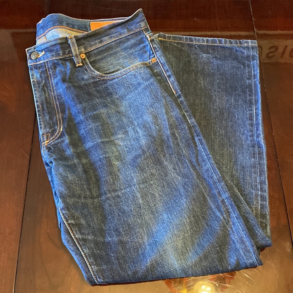 The Jean Shop NYC USA made selvedge 36x28. Excellent condition.